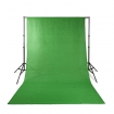 BDKT10GN Set Achtergronddoeken voor Fotostudio | 1,90 x 2,95 m | Inclusief reistas | Statieven inbegrepen | Zwart | 1 Stuks