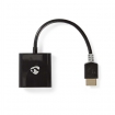 CCBW34900AT02 HDMI™-Adapter | HDMI™ Connector | USB Micro-B Female / VGA Female 15p / 3,5 mm Female | Verguld | Recht | PVC | Antraciet | 1 Stuks | Doos
