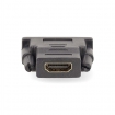 CVBW34912AT HDMI™-Adapter | HDMI™ Output | DVI-D 24+1-Pins Male | Verguld | Recht | PVC | Antraciet | 1 Stuks | Window Box