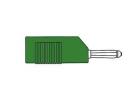 HM1440 MATING CONNECTOR 4mm WITH LONGITUDINAL OR TRANSVERSE CABLE MOUNTING, WITH SCREW / GREEN (BSB 20K)