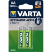 VARTA-T399B Oplaadbare NiMH Batterij AA 1.2 V 1600 mAh 2-Blister