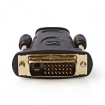 VGVP34912B High Speed HDMI met Ethernet Adapter DVI-D 24+1-Pins Male - HDMI Female Zwart