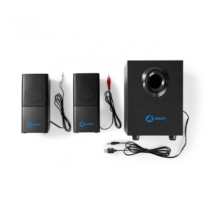 Gaming Speaker | Speaker-kanalen: 2.1 | USB Gevoed | 3,5 mm Male | 30 W | Zonder Verlichting | Volumebediening