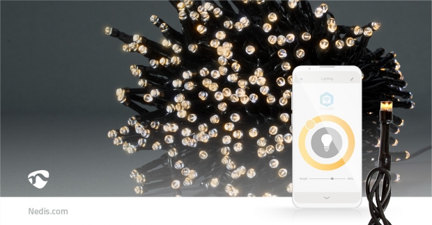 SmartLife-kerstverlichting | Koord | Wi-Fi | Warm Wit | 400 LED's | 20.0 m | Android™ / IOS