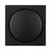 ION centraalplaat dimmerknop enkelvoudig - V1 zwart mat