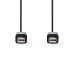 CCGP37500BK10 Mini DisplayPort-Kabel | DisplayPort 1.2 | Mini-DisplayPort Male | Mini-DisplayPort Male | 21.6 Gbps | Vernikkeld | 1.00 m | Rond | PVC | Zwart | Polybag