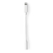 Lightning-Adapter | Apple Lightning 8-Pins | 3,5 mm Female | Vernikkeld | 0.10 m | Rond | TPE