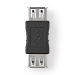 USB 2.0-Adapter | A Female - A Female | Zwart
