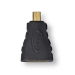 HDMI™-Adapter | HDMI™ Micro-Connector | HDMI™ Output | Verguld | Recht | ABS | Antraciet | 1 Stuks | Window Box