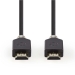 Ultra High Speed ​​HDMI™-Kabel | HDMI™ Connector | HDMI™ Connector | 8K@60Hz | 48 Gbps | 1.00 m | Rond | 6.0 mm | Antraciet | Window Box