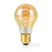 LED-Filamentlamp E27 | A60 | 3.8 W | 250 lm | 2100 K | Dimbaar | Extra Warm Wit | Retrostijl | 1 Stuks