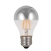 LED-Filament kopspiegel kogellamp 4W E27 230V 925 zilver dimbaar