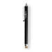 Stylus Pen | Gebruikt voor: Smartphone / Tablet | Koperdoek Tip | 1 Stuks | Met clip | Zwart