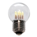 LED-lamp kogel helder warm wit 0.7W / E27
