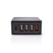 WCPD30W120BK Oplader | 2x 3,0 A / 3x 2,4 A | Outputs: 5 | Poorttype: 1x USB-C™ / 4x USB-A | Geen Kabel Inbegrepen | 63 W | Automatische voltage selectie