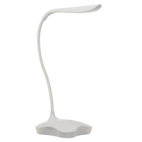 verband Mauve Eentonig Witte design LED-bureaulamp op batterijen (BK49321) - Rutten Elektroshop