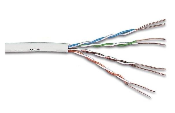 weerstand prachtig vork UTP CAT5e netwerkkabel grijs per meter massieve kern (EK105000130) - Rutten  Elektroshop