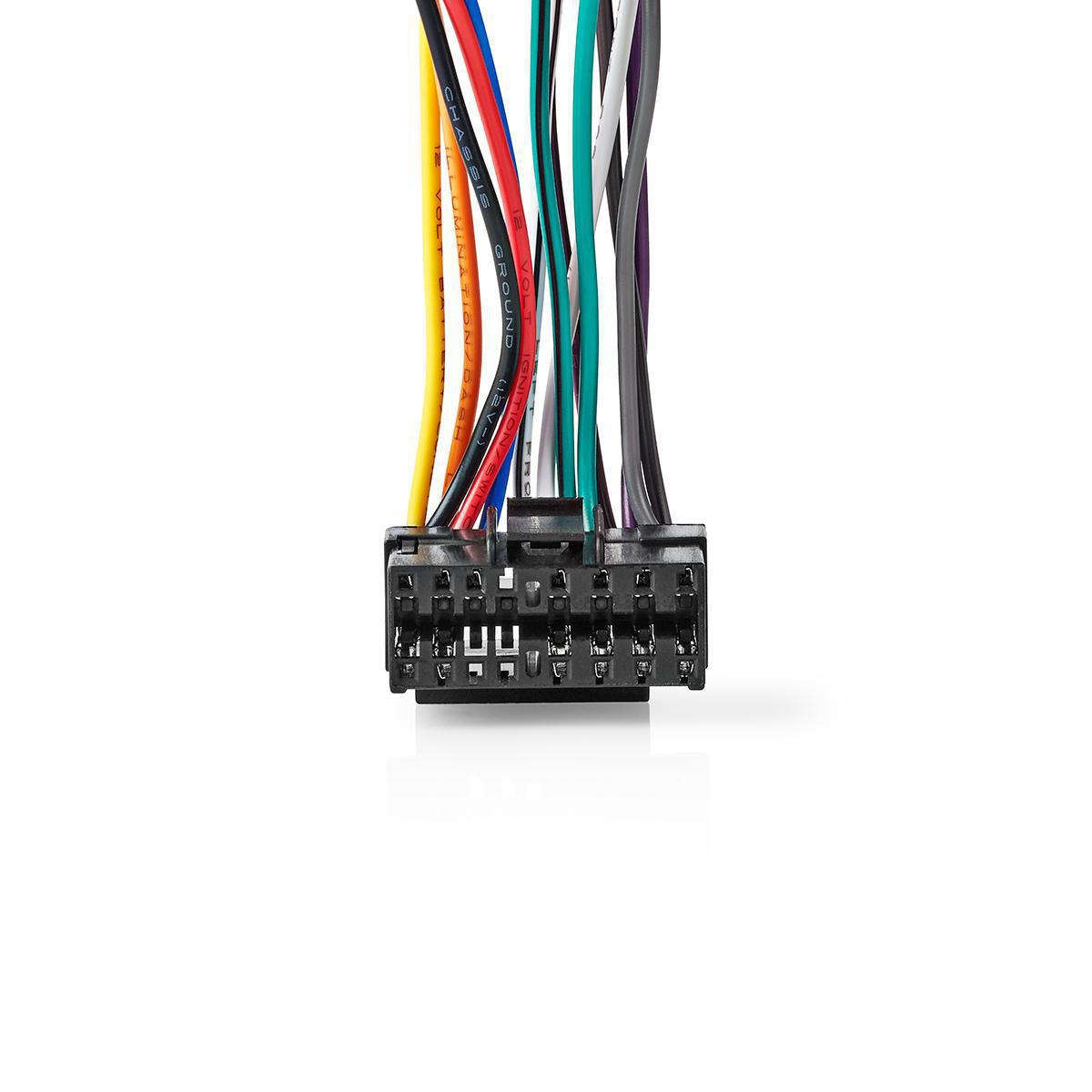 leerboek maaien Verenigen ISO-Kabel voor Autoradio | JVC | 0.15 m | Rond | PVC | Polybag  (ISOCJVC16PVA) - Rutten Elektroshop