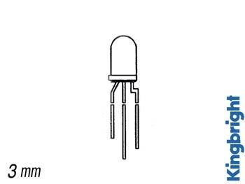 Specialist Waarschuwing bodem TWEEKLEURIGE LED 5mm ROOD/GROEN WIT DIFFUUS (L-59EGW) - Rutten Elektroshop