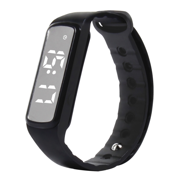 Narabar herhaling voor de hand liggend Siliconen Polsband Pedometer / Stappenteller (SYCA0145B) - Rutten  Elektroshop