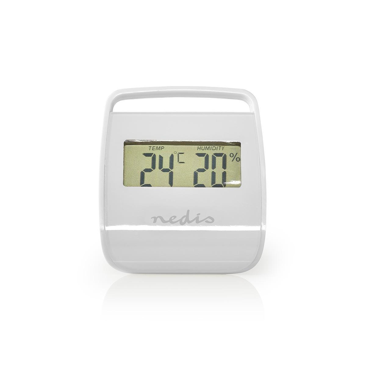 Aan de overkant ondersteboven Langwerpig Digitale thermometer | Binnen | Binnentemperatuur | Luchtvochtigheid  binnenshuis | Wit (WEST100WT) - Rutten Elektroshop