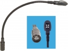 ENL100CB 12 V Ultra Bright LED 360 mm Gooseneck met XLR Plug