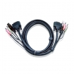 2L-7D02U 1.8M USB DVI-D Enkelvoudige Link KVM Kabel