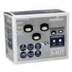 PO4801463 KITCHEN 3-KIT SPOT ZWART IN/OPBOUW