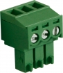 RND 205-00123 Female Connector Screw terminal Schroef connectie 3P