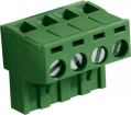 RND 205-00179 Female Connector Screw terminal Schroef connectie 4P