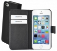44081 Mobiparts Premium Wallet TPU Case Apple iPhone 5/5S/SE Black