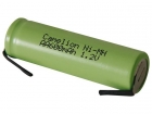 600RSLFMC Ni-MH BATTERIJ 1.2V-600mAh MET SOLDEERLIPPEN (in bulk)