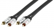 HQAS3611-1.5 Audiokabel 2x RCA mannelijk - 2x RCA mannelijk 1.50 m