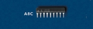 A8C10K RESIST. ARRAY 10K0 (8 R'S + 1 COMMON)