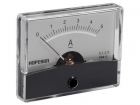 AIM605000 ANALOGE PANEELMETER VOOR DC STROOMMETINGEN 5A DC / 60 x 47mm