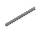 AL-D2-2 ALU-45 - ALUMINIUMPROFIEL VOOR LEDSTRIP - HOEKPROFIEL 45° - GEANODISEERD ALUMINIUM - ZILVER - 2 m