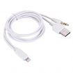 SYIP7G072W LIGHTNING AUDIO KABEL MET USB