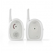 BAMO111AUWT Audio-Babyfoon | FHSS (Frequency-Hopping Spread Spectrum) | Bereik: 300 m | Batterij Gevoed / Netvoeding | Grijs / Wit