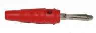 BSB122 BANAANPLUG 4MM ROOD LC