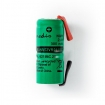 BANM32VR011SC Oplaadbare NiMH-Batterij | 2.4 V DC | Oplaadbaar | 300 mAh | Voorgeladen | 1-Polybag | N/A | Soldeertab | Groen