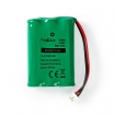 BANM5T0424 Oplaadbare NiMH-Batterij | 3.6 V DC | Oplaadbaar | 600 mAh | Voorgeladen | 1-Polybag | N/A | 2-Draads-Telefoonconnector | Groen
