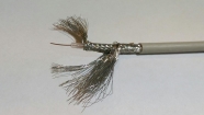 EK0100804 Belden 75 ohm zeer dunne coaxkabel grijs