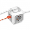 BN-1150100 ALEA-Power Stekkerdoos met USB /Stekkerblok (Stekkerdozen 4-voudig, 2x USB Lader en 1,40 m kabel) TYPE F