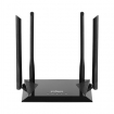 BR-6476AC Draadloze Router AC1200 2.4/5 GHz (Dual Band) 10/100 Mbit Zwart