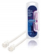 BTL1039 Modulair telefoonkabel RJ11 (4/6) plat 3.00 m Wit