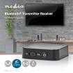 BTTC100BK Bluetooth® Zender / Ontvanger | Input: 1x AUX | Output: 1x AUX | SBC | Maximaal 1 Apparaat | Maximale batterijduur: 6 uur | Zwart