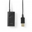 BTTR100BK Draadloze audiozender | Bluetooth® | Maximaal 2 hoofdtelefoons | Zwart