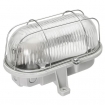 BK56297 Bulleye 100W E27 glas + stalen korf IP44 grijs