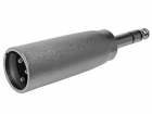 CAA04 3P XLR MANNELIJKE PLUG NAAR MANNELIJKE 6.35mm STEREO JACKPLUG