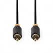 CABW24170AT10 Digitale Audiokabel  RCA male - RCA male 1,0 m Antraciet